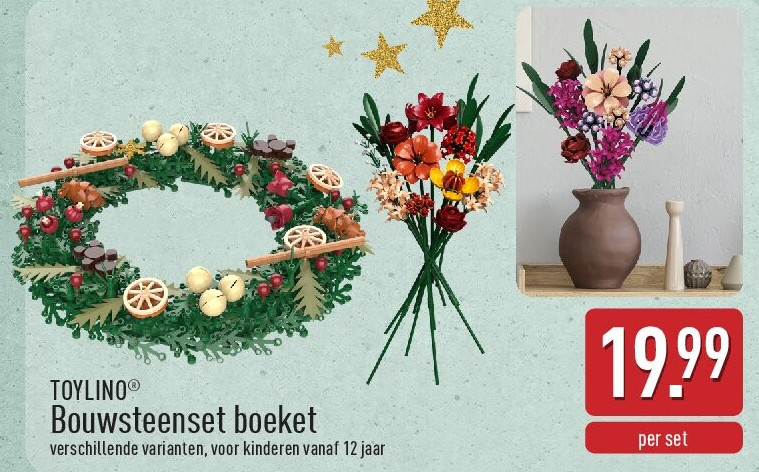 Bouwsteenset boeket