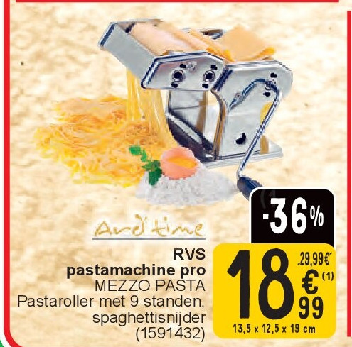RVS pastamachine pro