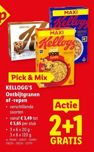 Ontbijtgranen of -repen