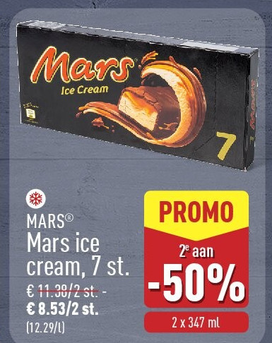 Mars ice cream, 7st.