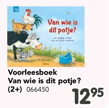 Voorleesboek Van wie is dit potje? (2+)