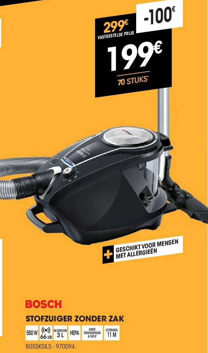 STOFZUIGER ZONDER ZAK