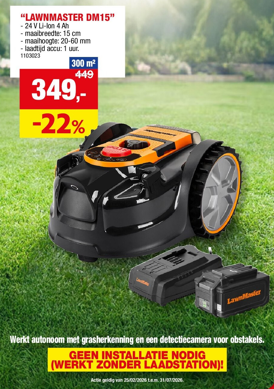 “LAWNMASTER DM15”