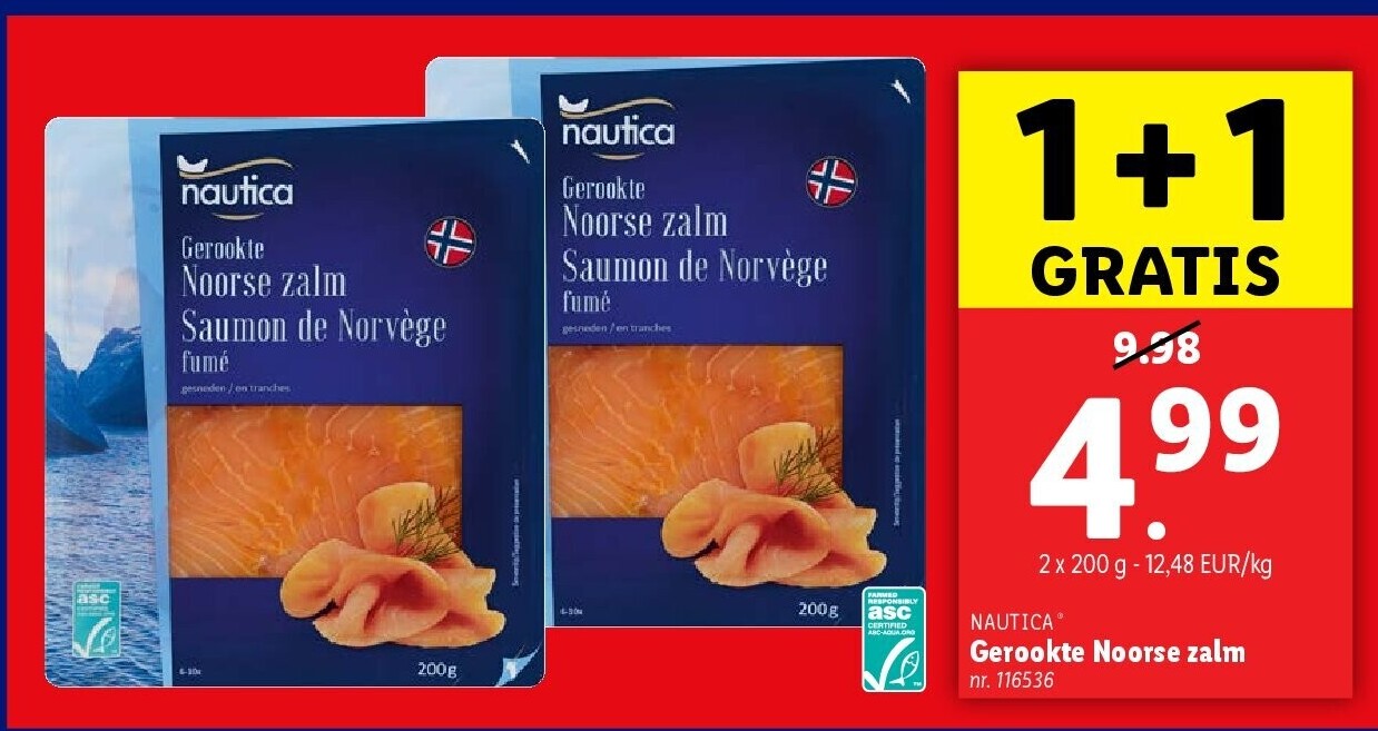 Gerookte Noorse zalm