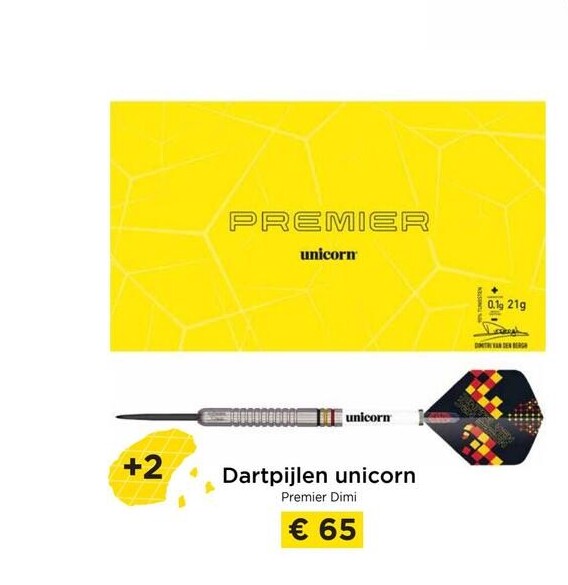Dartpijlen unicorn