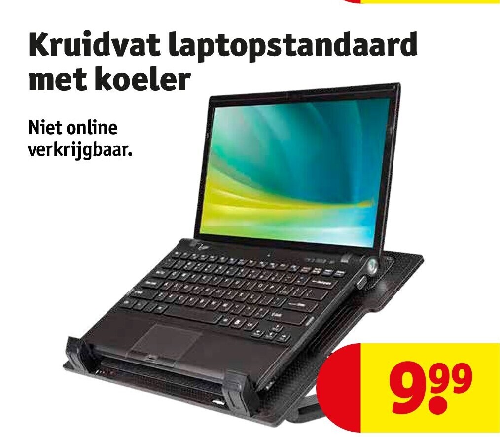 Kruidvat laptopstandaard met koeler