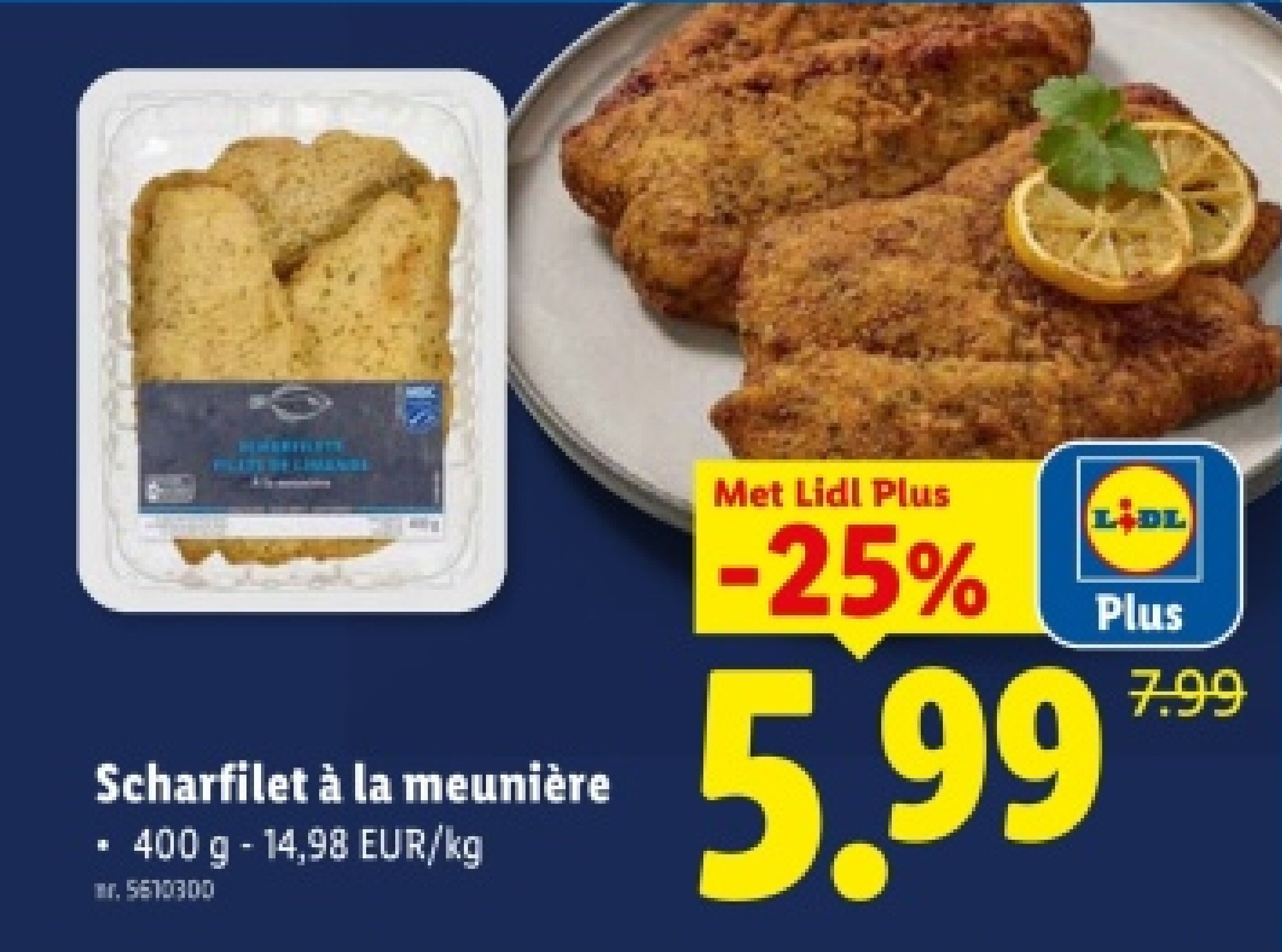 Scharfilet à la meunière