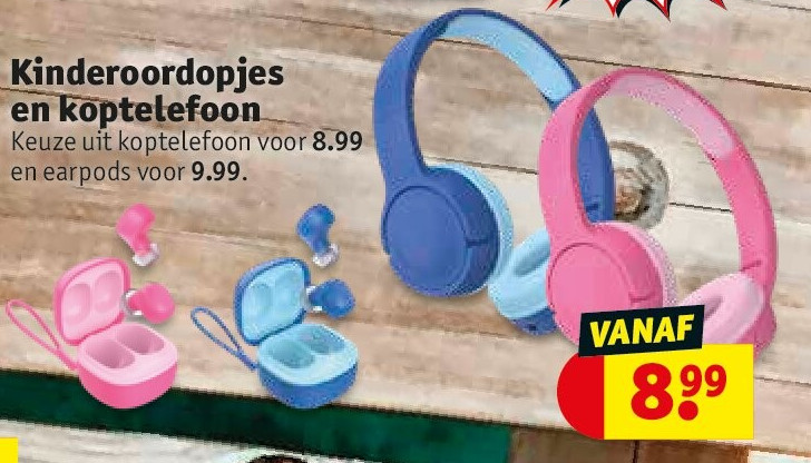 Kinderoordopjes en koptelefoon