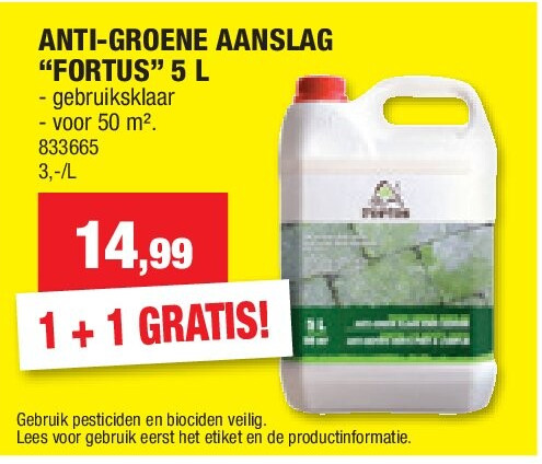 ANTI-GROENE AANSLAG “FORTUS” 5 L