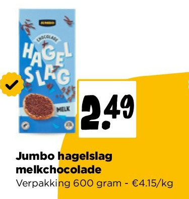 Jumbo hagelslag melkchocolade