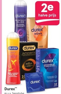 Durex m.u.v. Sensilube bijv. Originals Classic Natural condooms 12 stuks