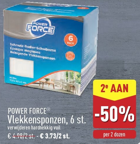 Vlekkensponzen, 6st.