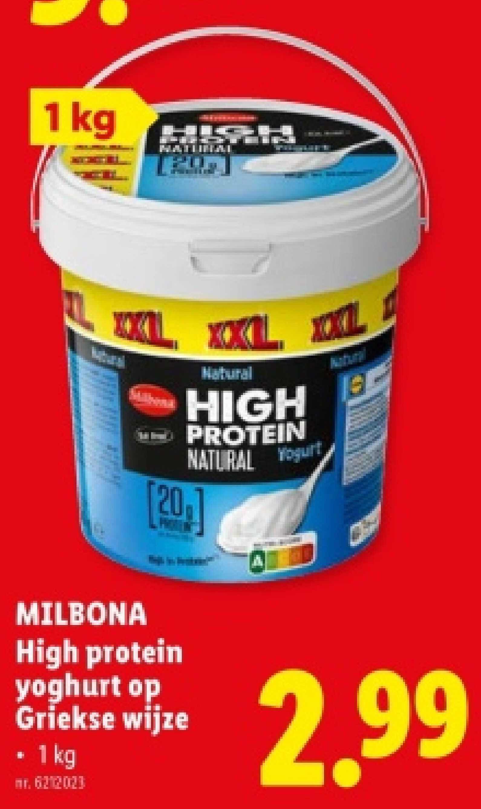 High protein yoghurt op Griekse wijze
