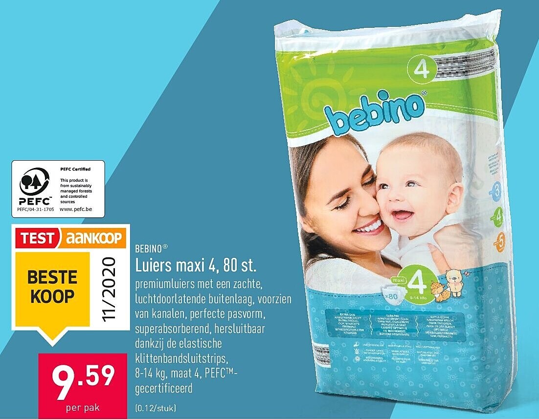 Luiers maxi 4, 80 st.