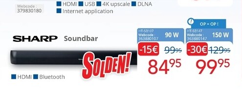 SHARBP Soundbar 90 W