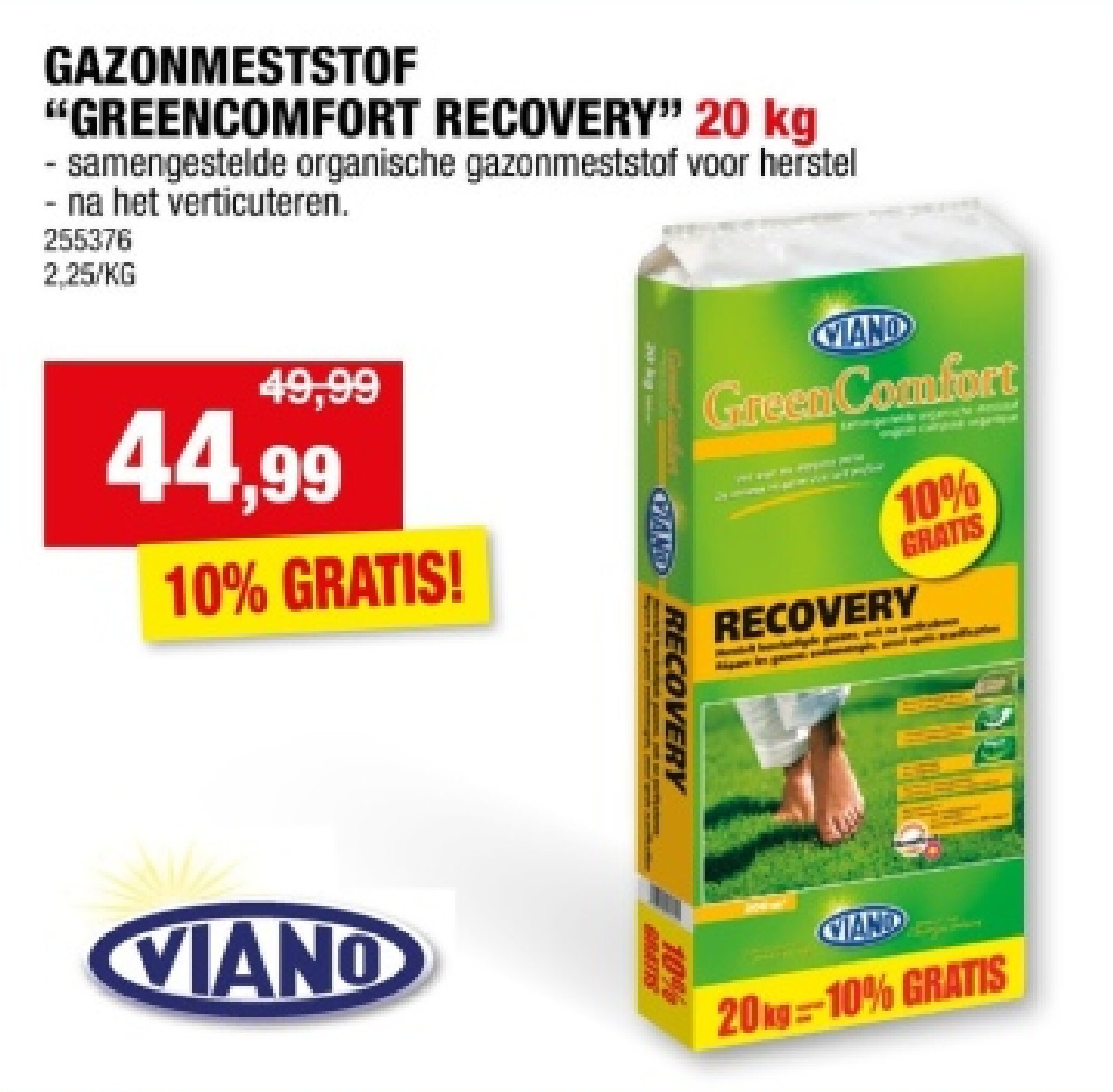 GAZONMESTSTOF "GREENCOMFORT RECOVERY" 20 kg