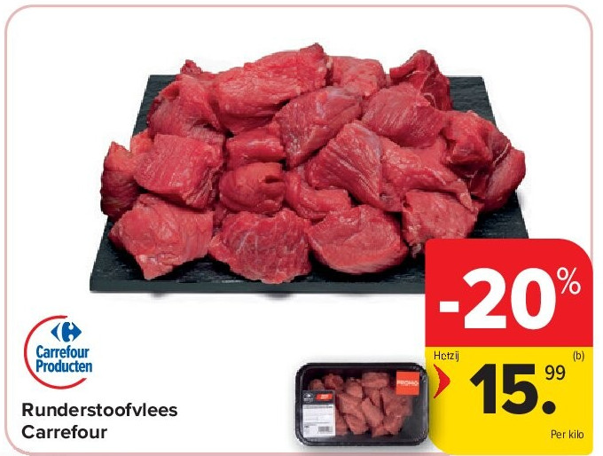Runderstoofvlees Carrefour