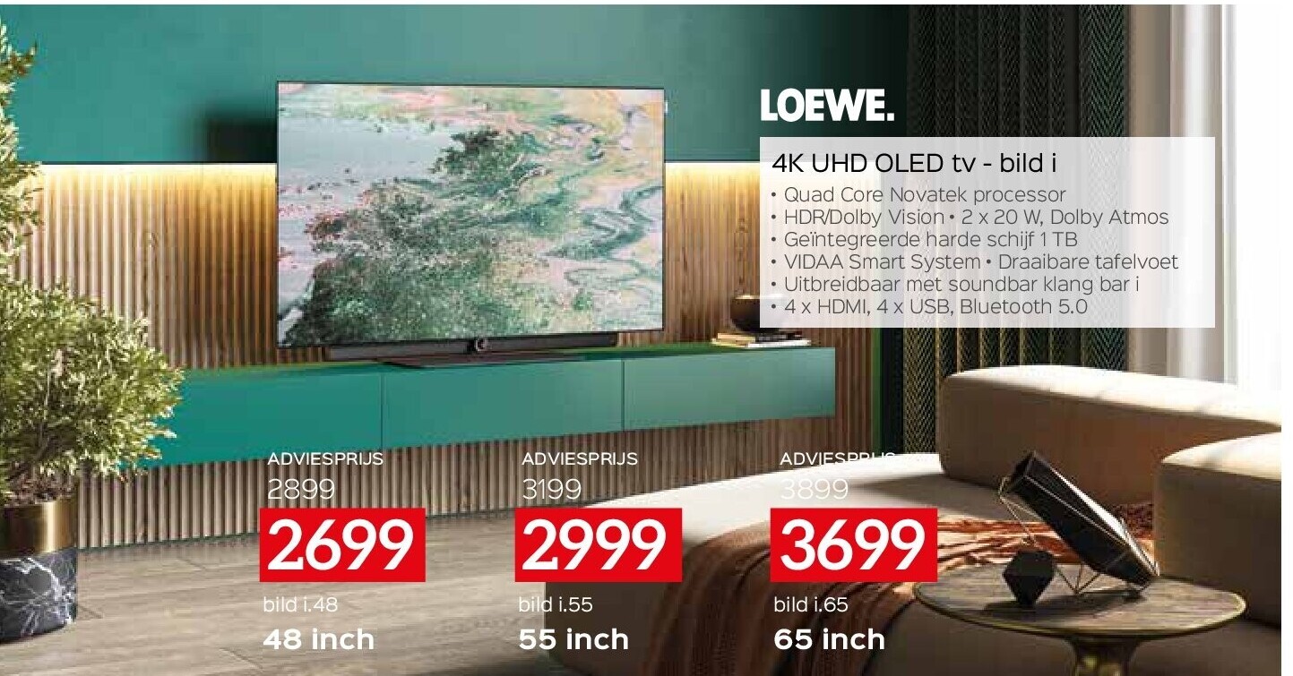 4K UHD OLED 48 '' tv - bild i