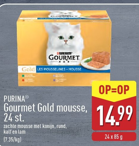 Gourmet Gold mousse, 24st.