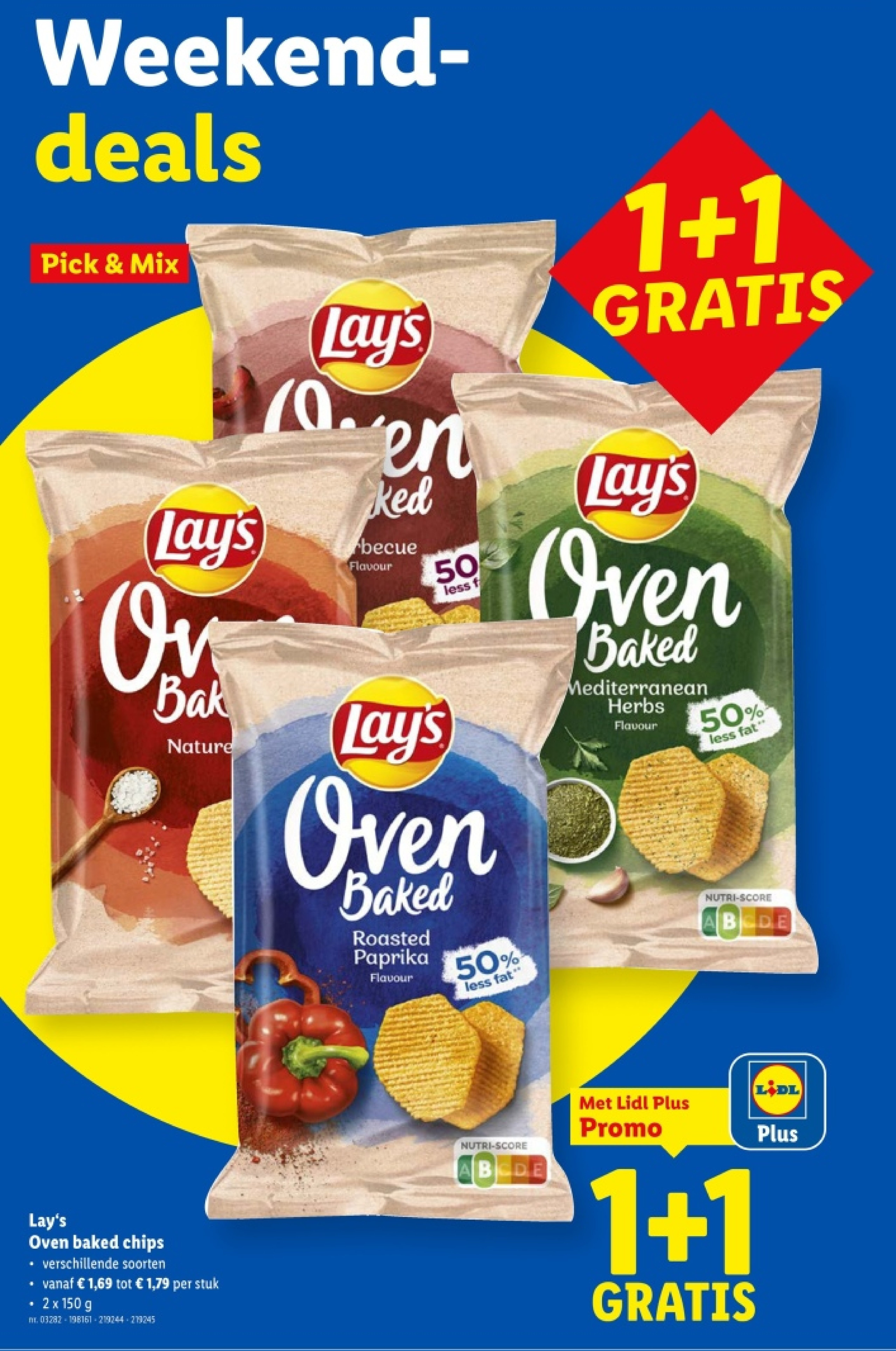 Oven baked chips