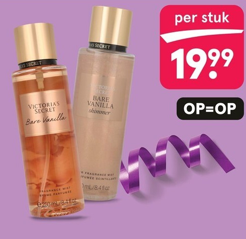 Bare Vanilla bodymists