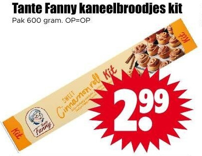 Tante Fanny kaneelbroodjes kit