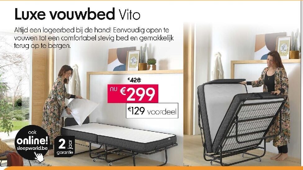 Luxe vouwbed Vito