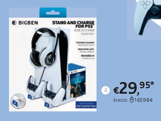 PS5 SLIM CONTROLLER OPLAAD EN OPBERGSTATION