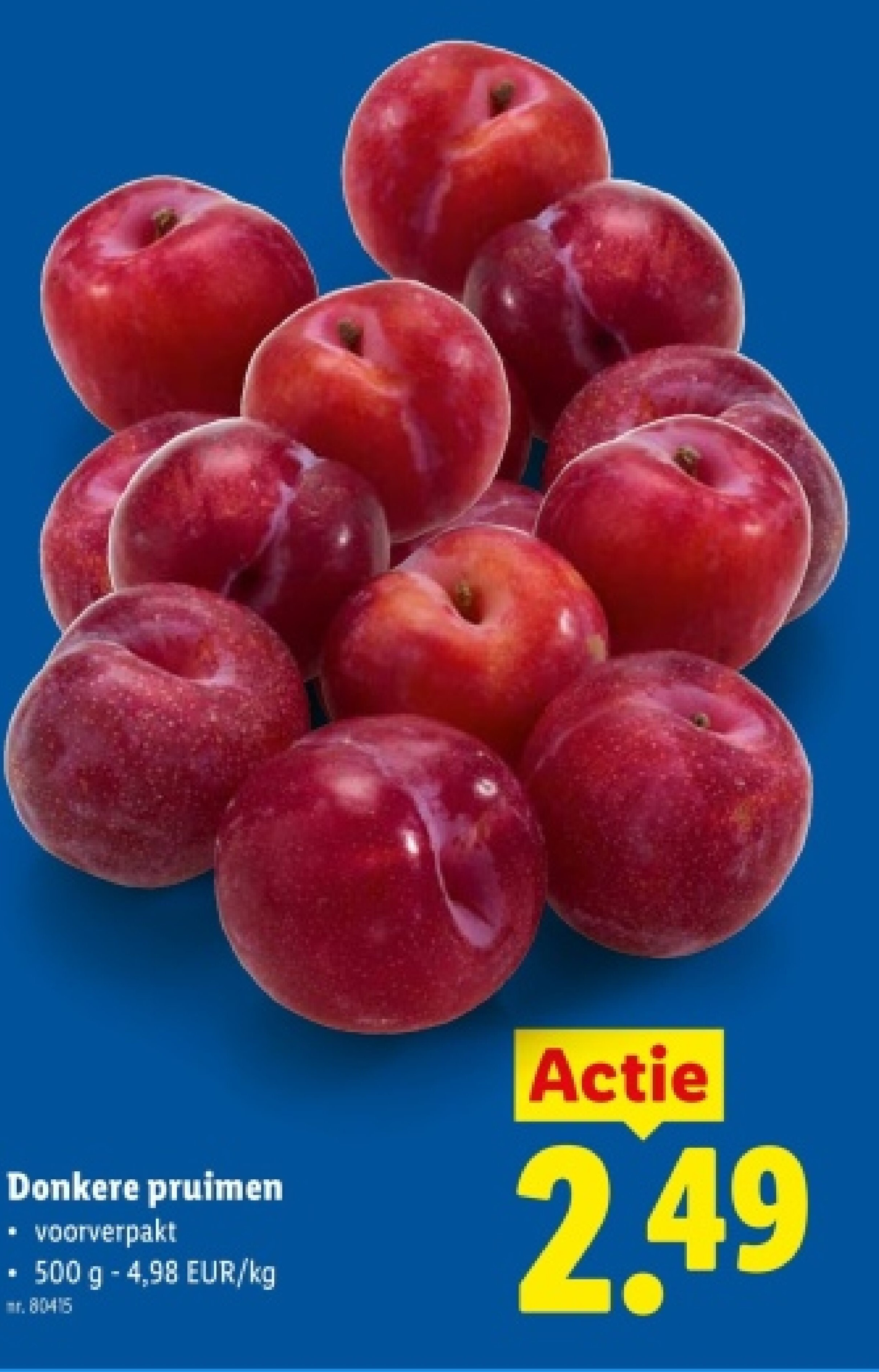 Donkere pruimen