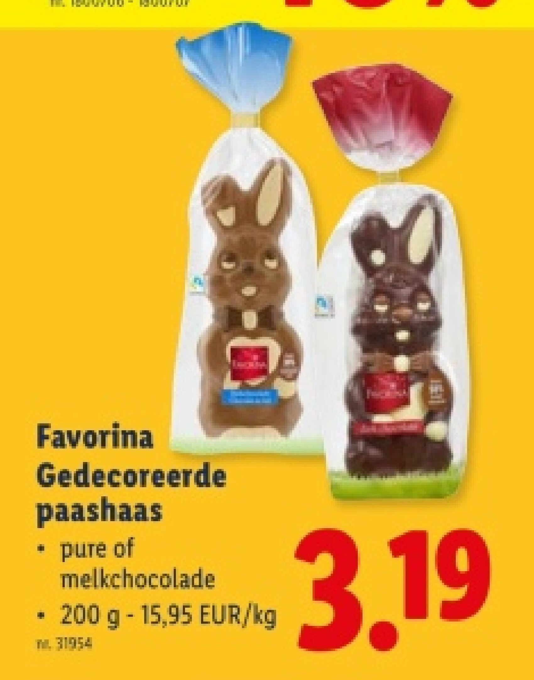 Gedecoreerde paashaas