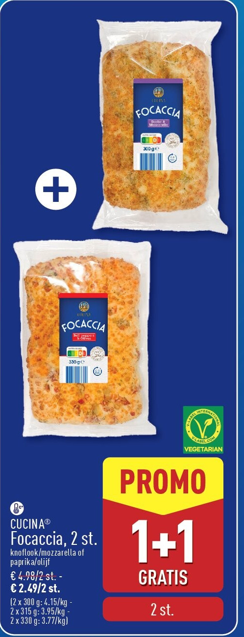 Focaccia, 2st.