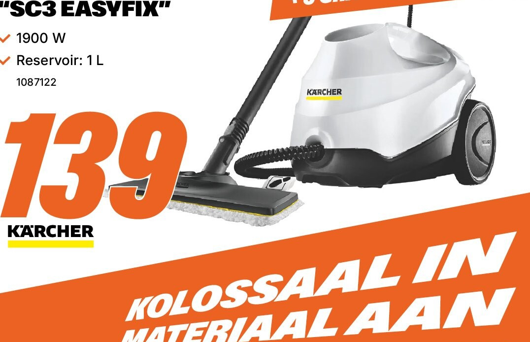 Stoomreiniger SC3 EasyFix