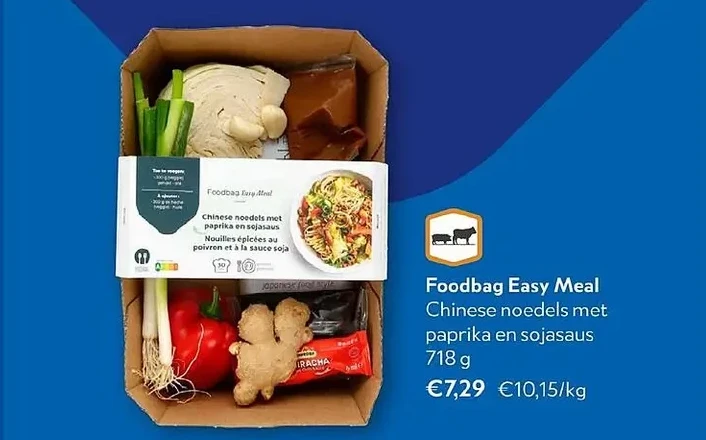 Foodbag Easy Meal Chinese noedels met paprika