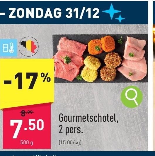 Gourmetschotel, 2 pers.