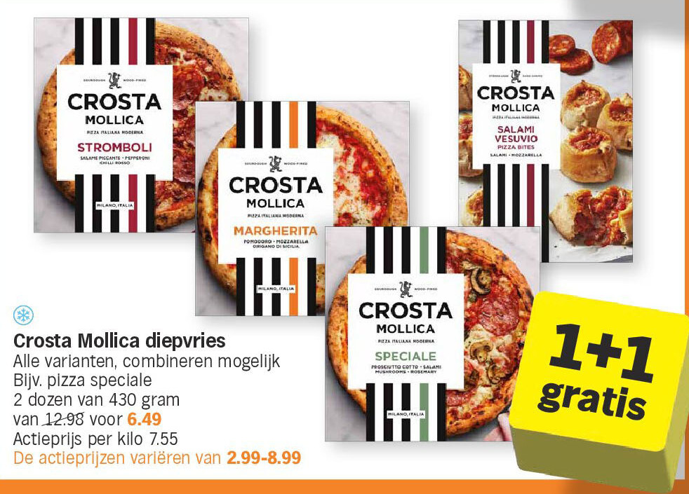 Crosta Mollica diepvries