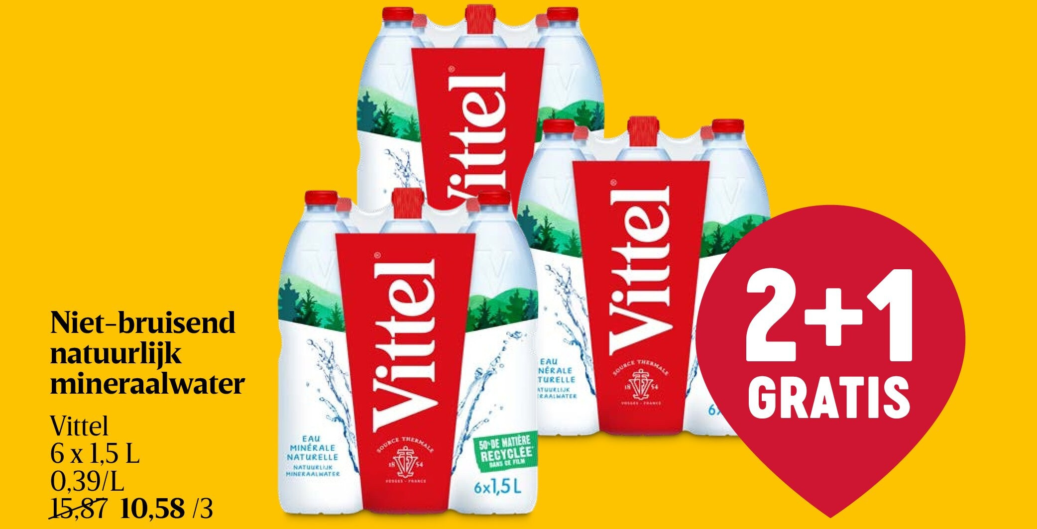 Niet-bruisend natuurlijk mineraalwater