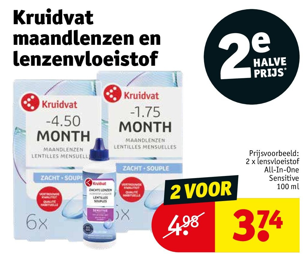 Kruidvat maandlenzen en lenzenvloeistof