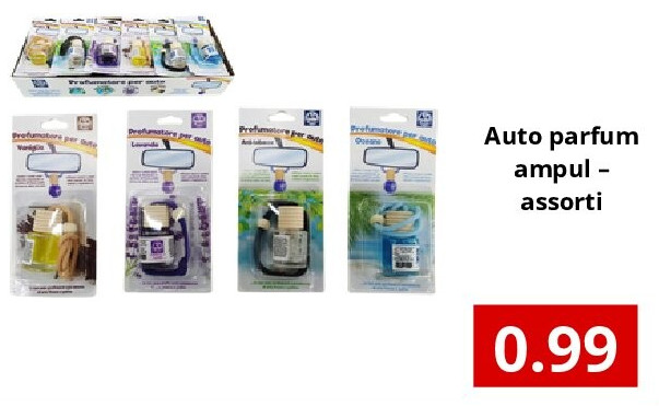 Auto parfum ampul – assorti