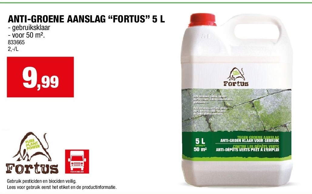 ANTI-GROENE AANSLAG “FORTUS” 5 L
