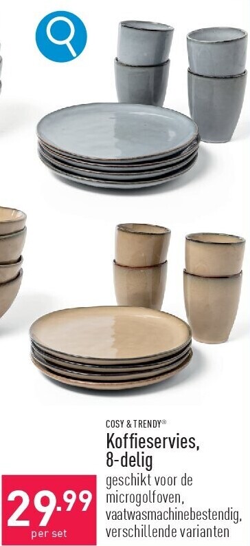 Koffieservies, 8-delig