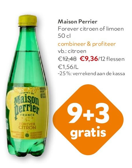 Maison Perrier Forever citroen of limoen 50 cl