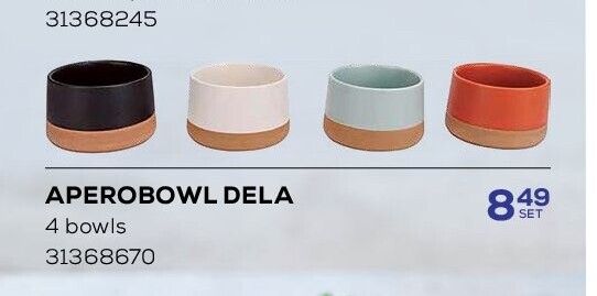 APEROBOWL DELA 4 bowls