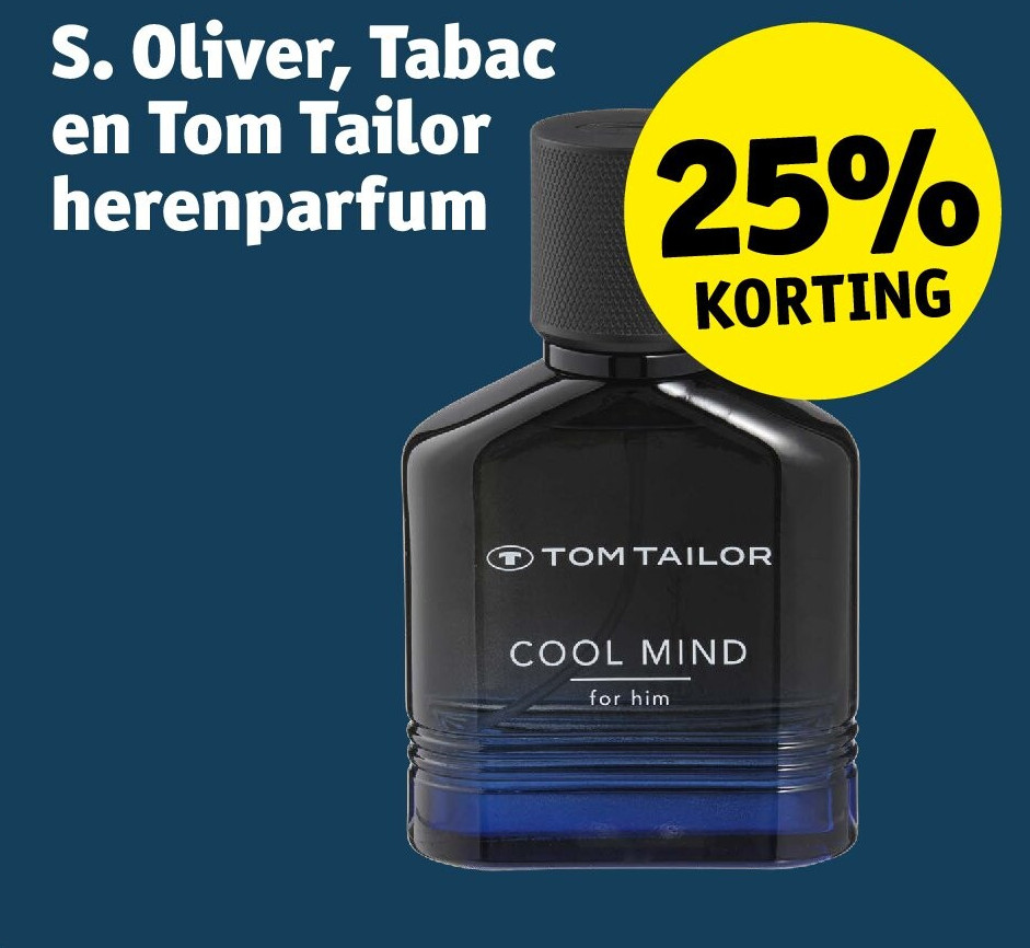 S. Oliver, Tabac en Tom Tailor herenparfum
