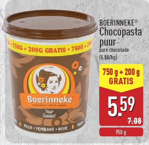 Chocopasta puur