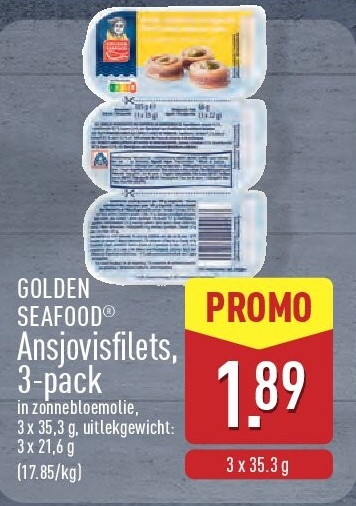 Ansjovisfilets, 3-pack