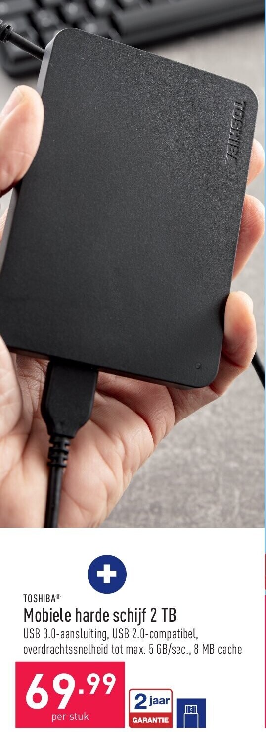 Mobiele harde schijf 2 TB