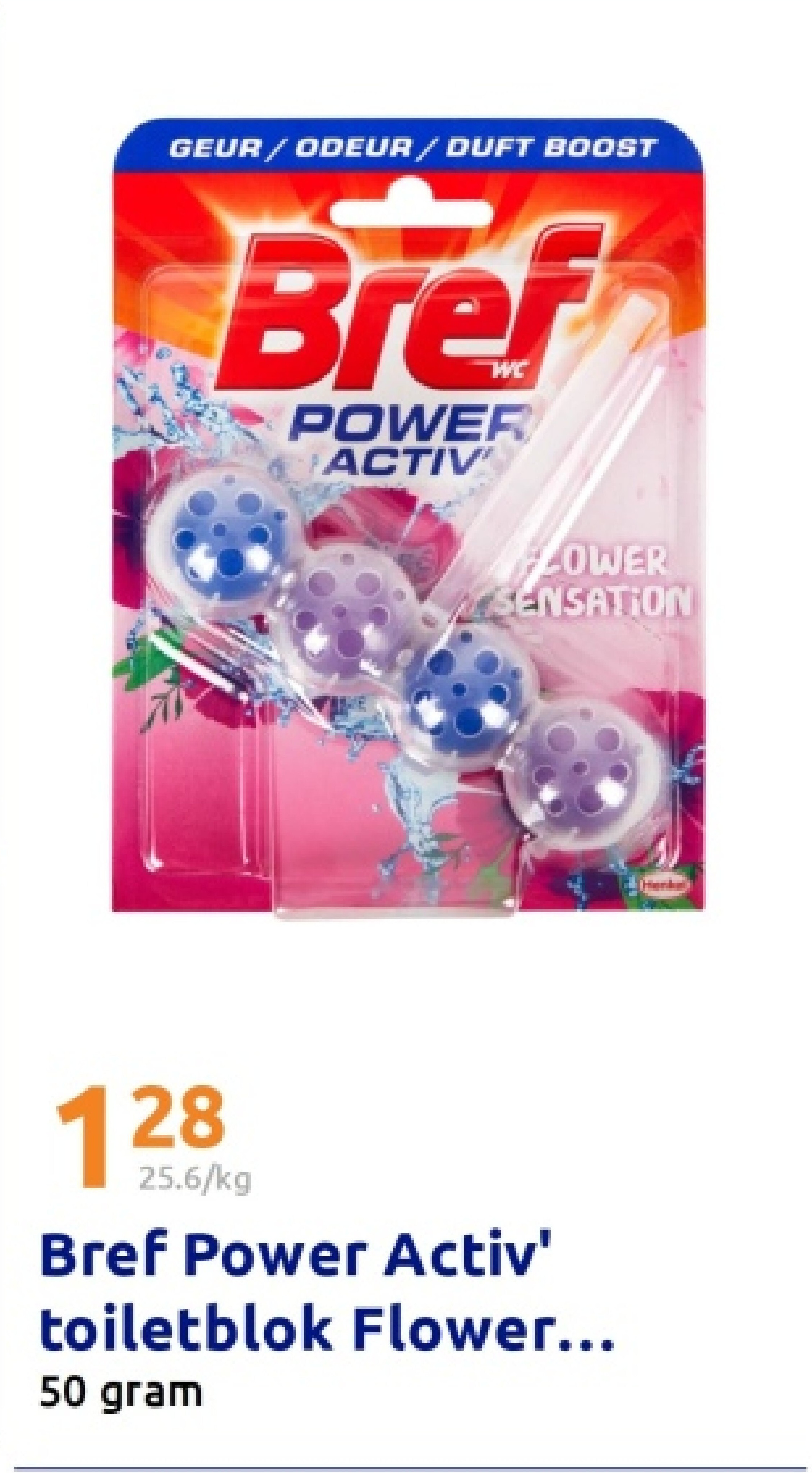 Bref Power Activ' toiletblok Flower Sensation