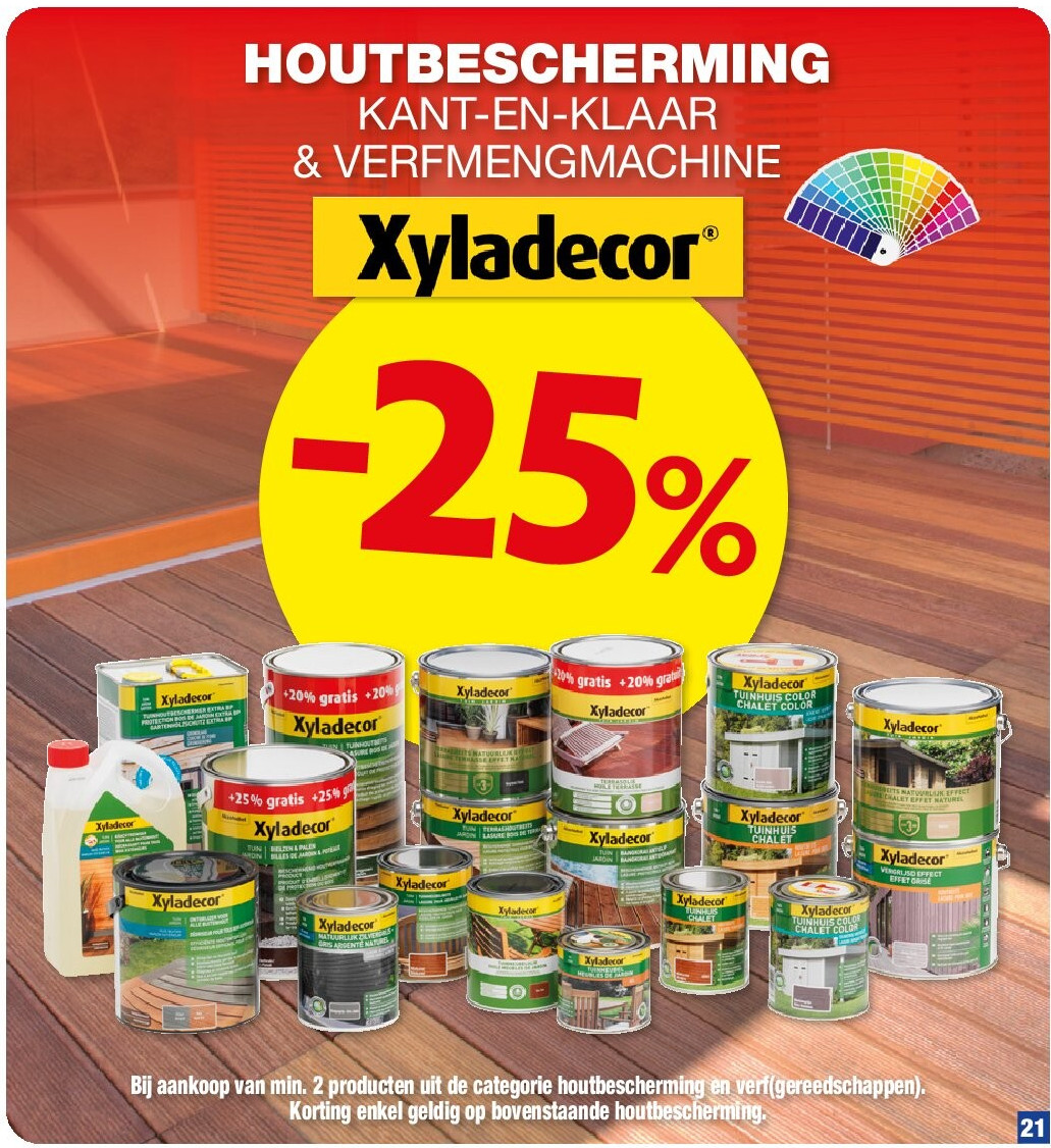 HOUTBESCHERMING KANT-EN-KLAAR & VERFMENGMACHINE