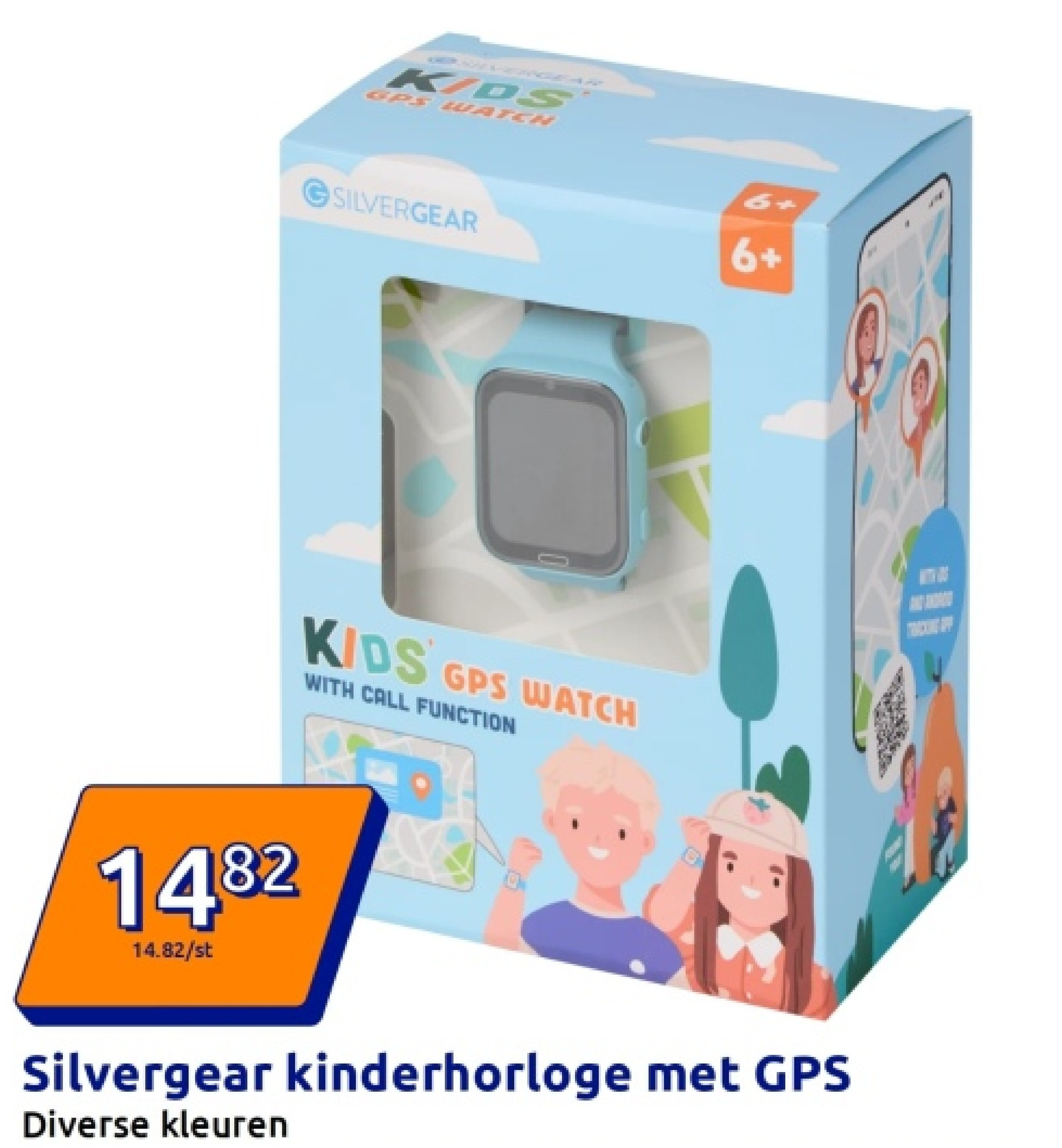 Silvergear kinderhorloge met GPS