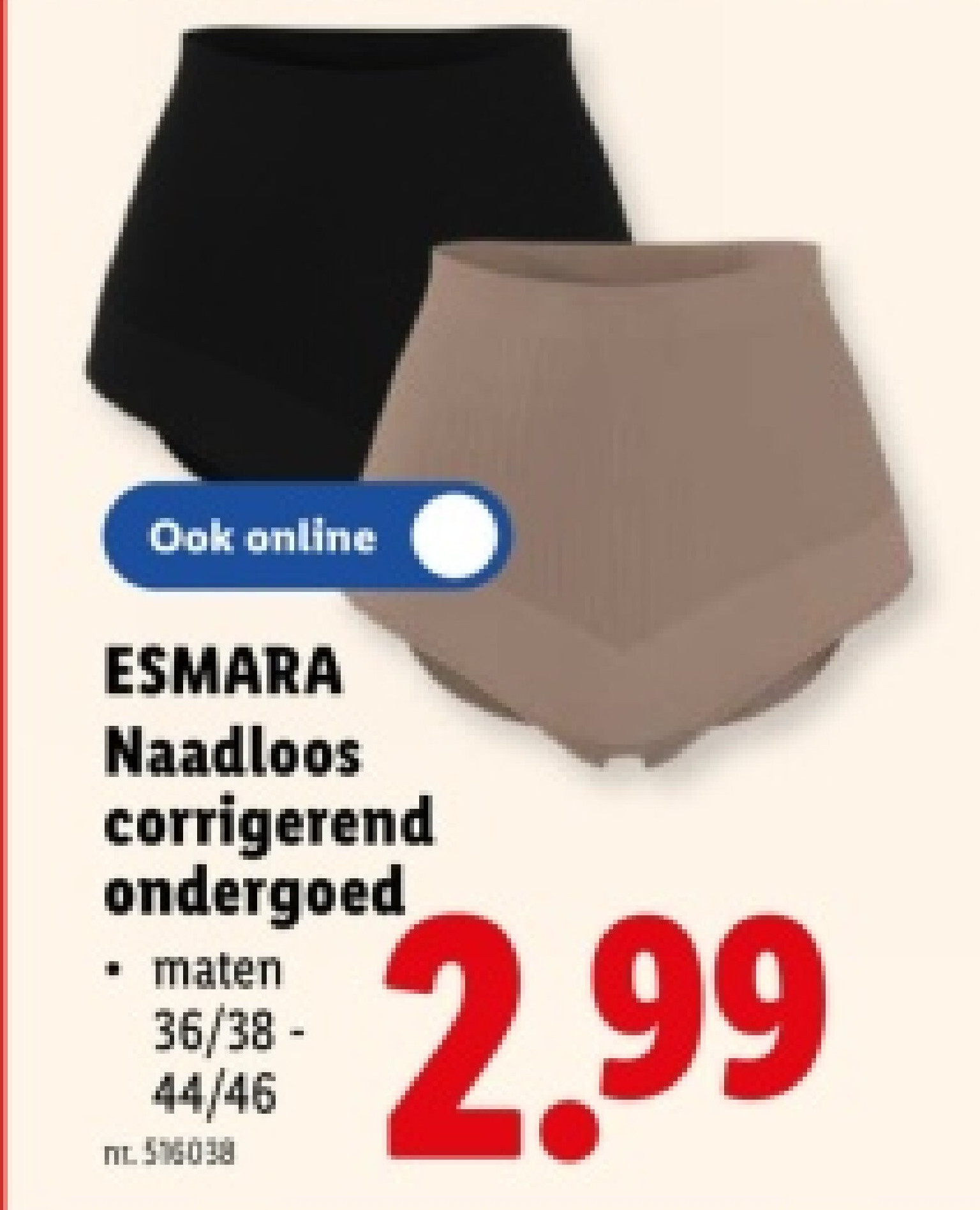 Naadloos corrigerend ondergoed